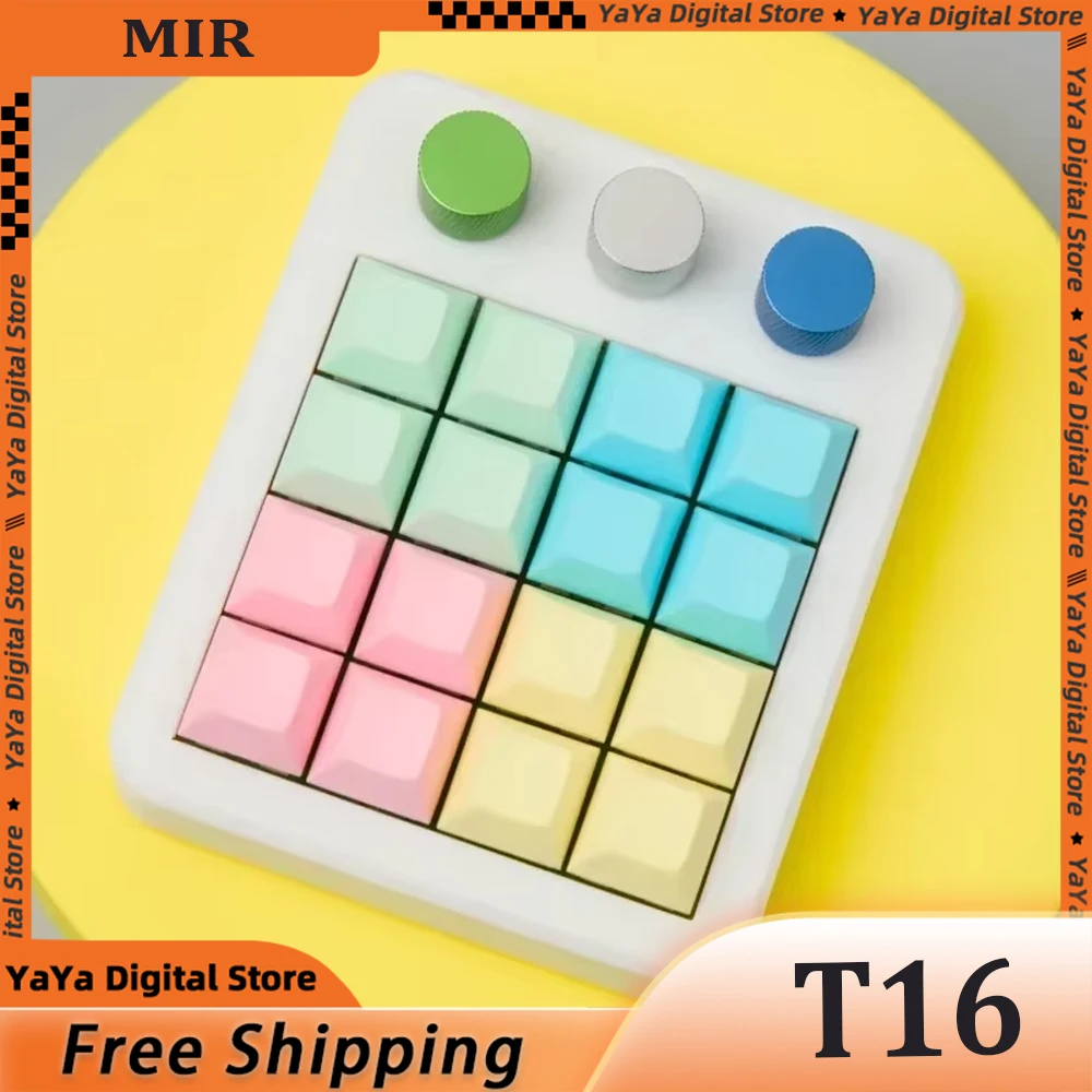 Mir T16 Numeric Keypad Oled Wired Mini Custom Keypad Macro Shortcut Keyboard RGB Keycaps PBT Hot Swap Office Keyboards Gifts
Mir T16 Numeric Keypad Oled Wired Mini Custom Keypad Macro Shortcut Keyboard RGB Keycaps PBT Hot Swap Office Keyboards Gifts