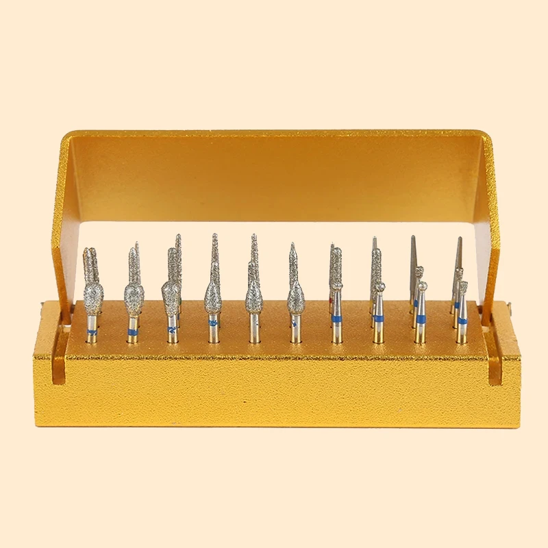 1pc Aluminum Sterilization Holder 30pcs Dental Diamond Burs - Professional High-Speed Drill for Teeth Polishing & Denture Work
1pc Aluminum Sterilization Holder 30pcs Dental Diamond Burs - Professional High-Speed Drill for Teeth Polishing & Denture Work
