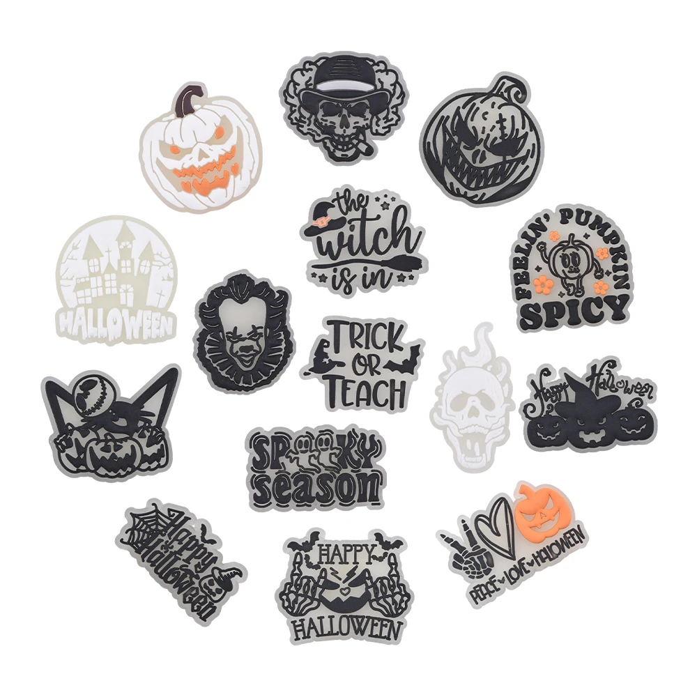 2025 Glow In The Dark Trick Or Treat Happy Halloween Shoe Charms Luminous Witch Shoe Decoration Pumpkin Shoes Charm Party Favor 
2025 Glow In The Dark Trick Or Treat Happy Halloween Shoe Charms Luminous Witch Shoe Decoration Pumpkin Shoes Charm Party Favor