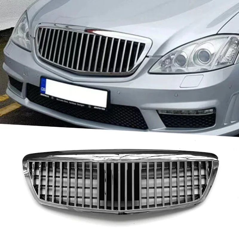 Racing Grills For S-class W221 2005 2006 2007 2008 Modified Maybach Style Front Grille Grill Original Car Replacement
Racing Grills For S-class W221 2005 2006 2007 2008 Modified Maybach Style Front Grille Grill Original Car Replacement