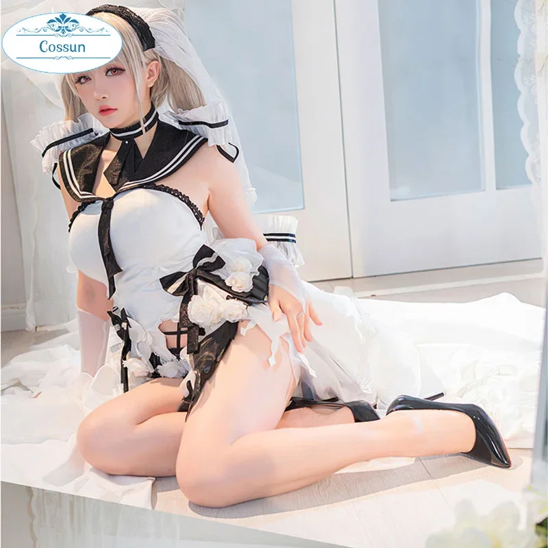Game Azur Lane Cos HMS Formidable Sexy white dress Women Formidable Cosplay Costume suit cosplay women
Game Azur Lane Cos HMS Formidable Sexy white dress Women Formidable Cosplay Costume suit cosplay women