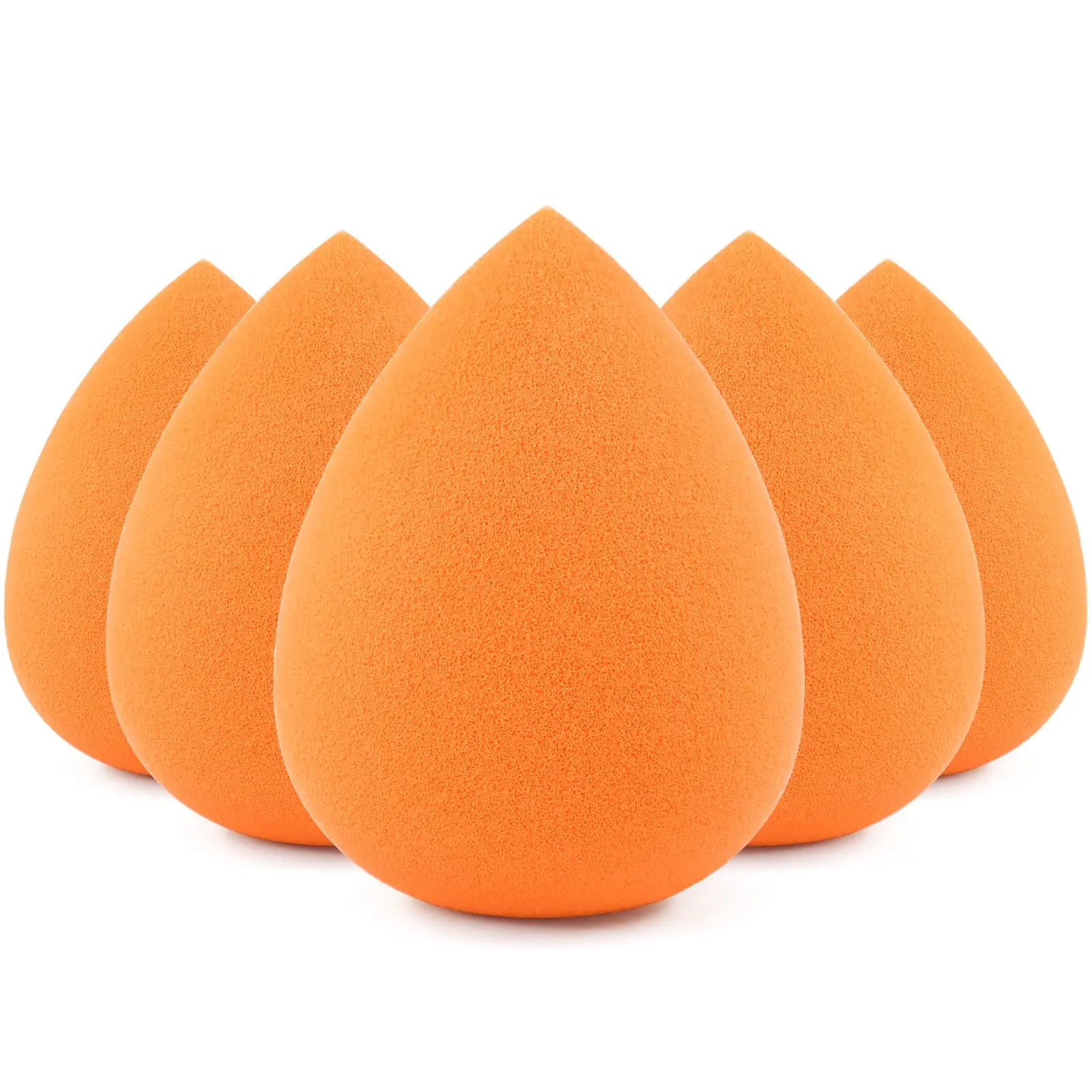 Makeup Sponge Set, 5 Pcs orange Foundation Blending Beauty Sponge, Flawless for Liquid, Cream, and Powder, Latex Free
Makeup Sponge Set, 5 Pcs orange Foundation Blending Beauty Sponge, Flawless for Liquid, Cream, and Powder, Latex Free