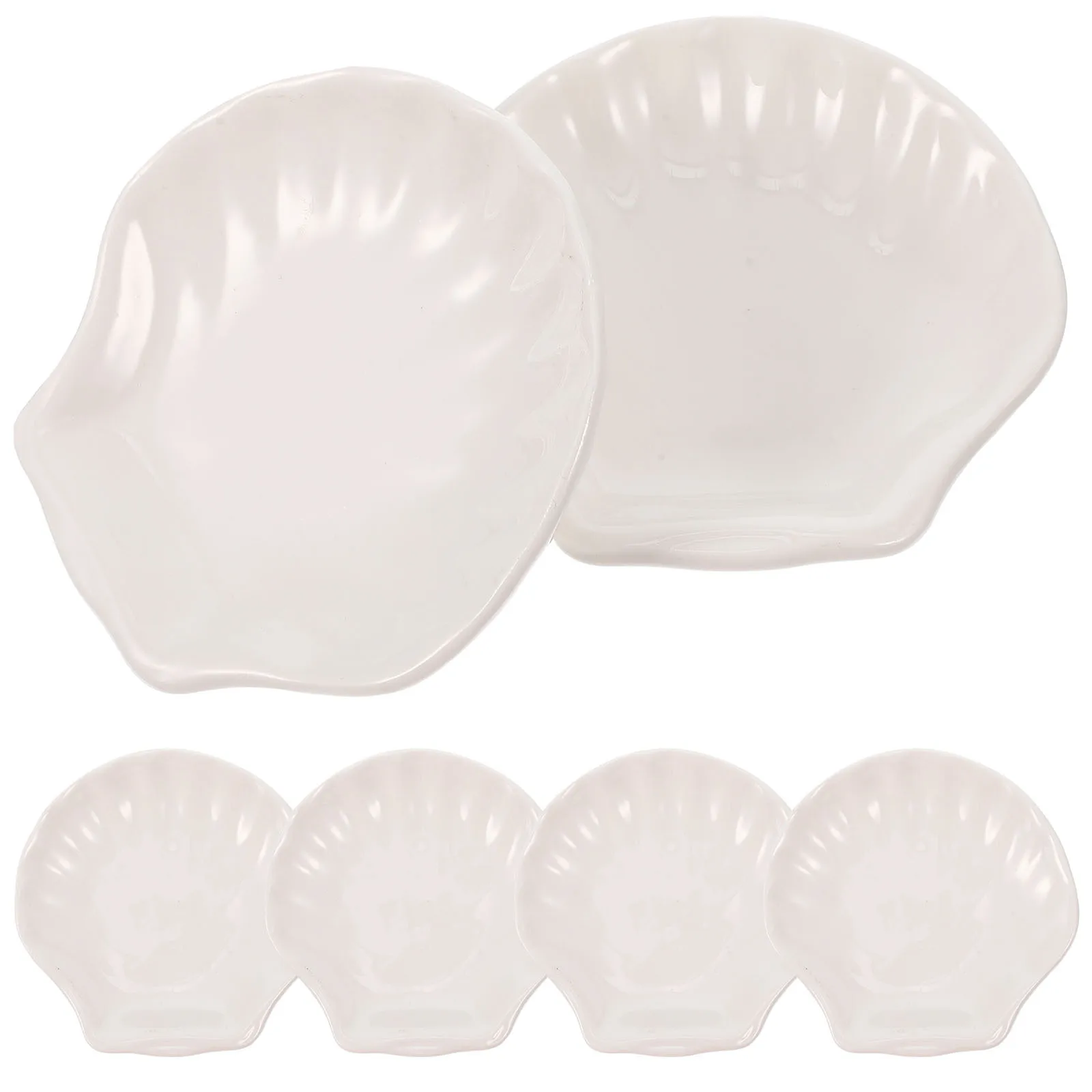 6Pcs Shell-Shaped Ceramic Plate Scallop Edge Dessert Dish for Snacks Fruit Party Outdoor Picnic Home Decor Serving Tray
6Pcs Shell-Shaped Ceramic Plate Scallop Edge Dessert Dish for Snacks Fruit Party Outdoor Picnic Home Decor Serving Tray
