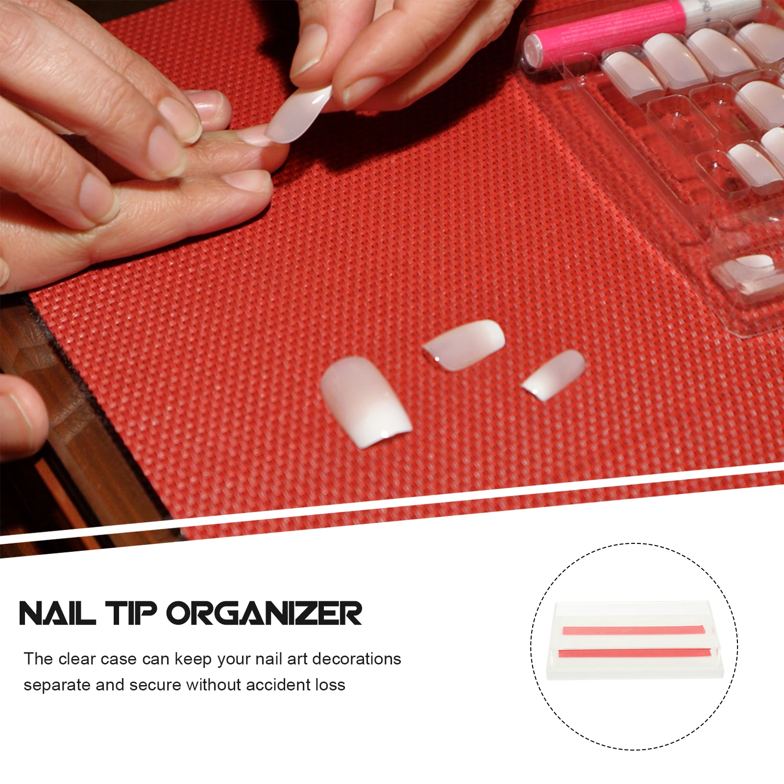 Clear Acrylic Art Storage Box Transparent Manicure Organizer Fake Tips Case Container Durable Deform Resistant Easy Clean Nail
Clear Acrylic Art Storage Box Transparent Manicure Organizer Fake Tips Case Container Durable Deform Resistant Easy Clean Nail