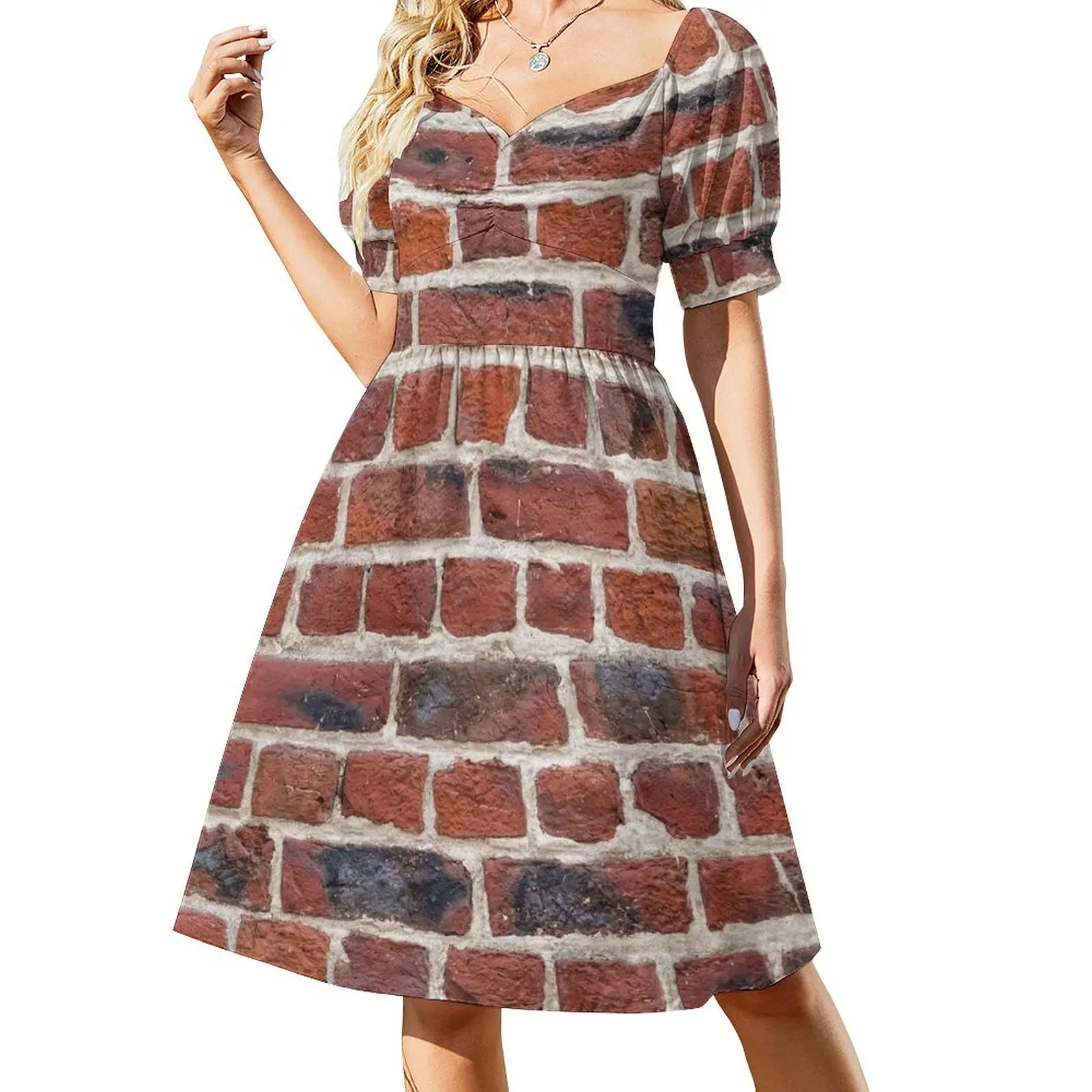 Red Brick Wall Short Sleeved Dress birthday dresses for women Woman dresses luxury evening dress woman for wedding Dress
Red Brick Wall Short Sleeved Dress birthday dresses for women Woman dresses luxury evening dress woman for wedding Dress