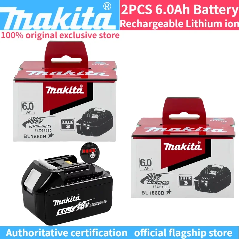 100% original Makita battery rechargeable lithium battery 35E 18V 6.0Ah replaceable BL1815 BL1820 BL1830 BL1850B BL1860B LXT400
100% original Makita battery rechargeable lithium battery 35E 18V 6.0Ah replaceable BL1815 BL1820 BL1830 BL1850B BL1860B LXT400