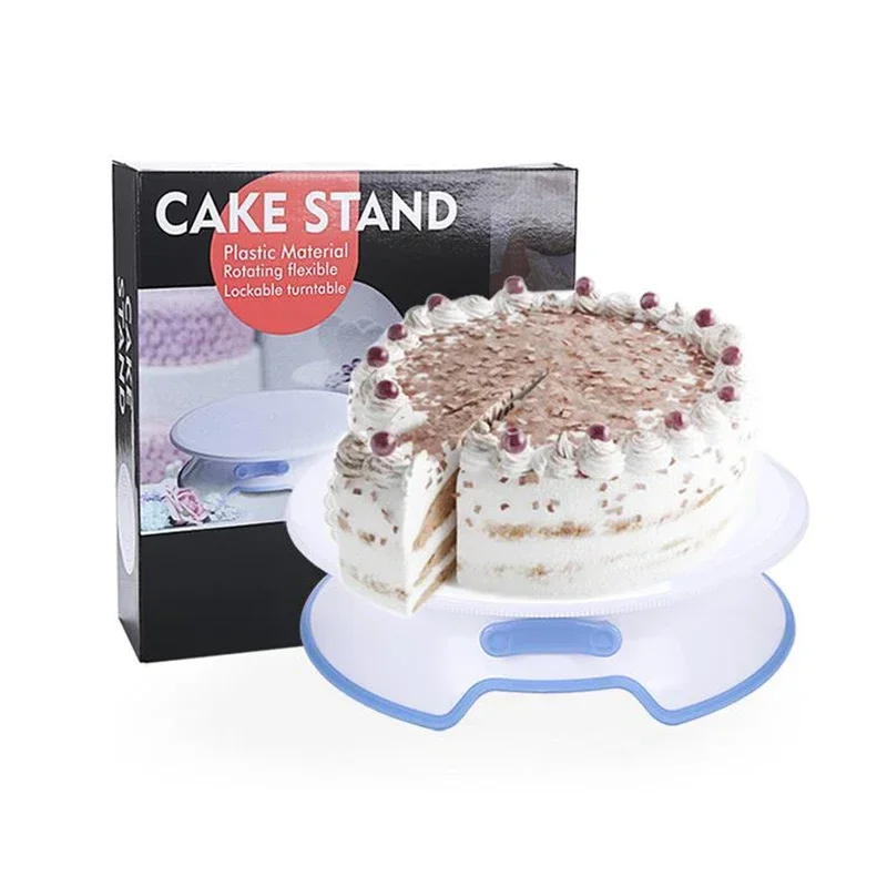 1 Set Cake Decorating Turntable Rotating Cake Stand with Comb Icing Smoother Icing Spatula Non-Skid Locking Fixed Button
1 Set Cake Decorating Turntable Rotating Cake Stand with Comb Icing Smoother Icing Spatula Non-Skid Locking Fixed Button
