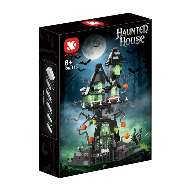IN STOCK K96115 MOC Gothic Vampire Tree House Building Blocks Halloween Bricks Model DIY Toys for Children Christmas Gift Set
IN STOCK K96115 MOC Gothic Vampire Tree House Building Blocks Halloween Bricks Model DIY Toys for Children Christmas Gift Set