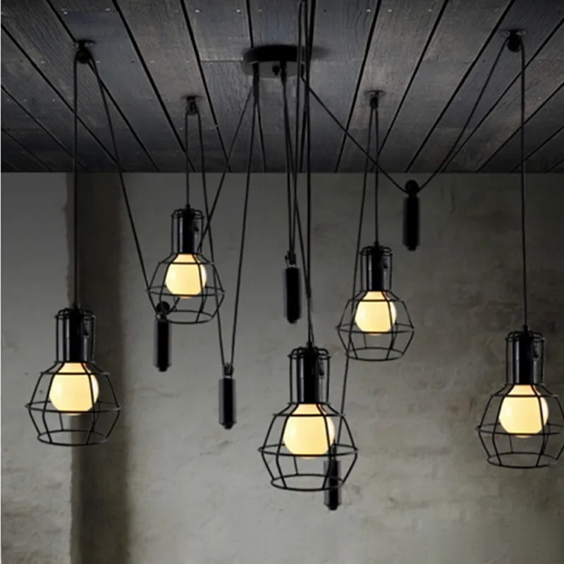Vintage Spider Feet Iron Pendant Lights E27 Lamp Holder 110-240V Coffee House/Dining Hall/Club/Restaurant Lighting Free Shipping
Vintage Spider Feet Iron Pendant Lights E27 Lamp Holder 110-240V Coffee House/Dining Hall/Club/Restaurant Lighting Free Shipping