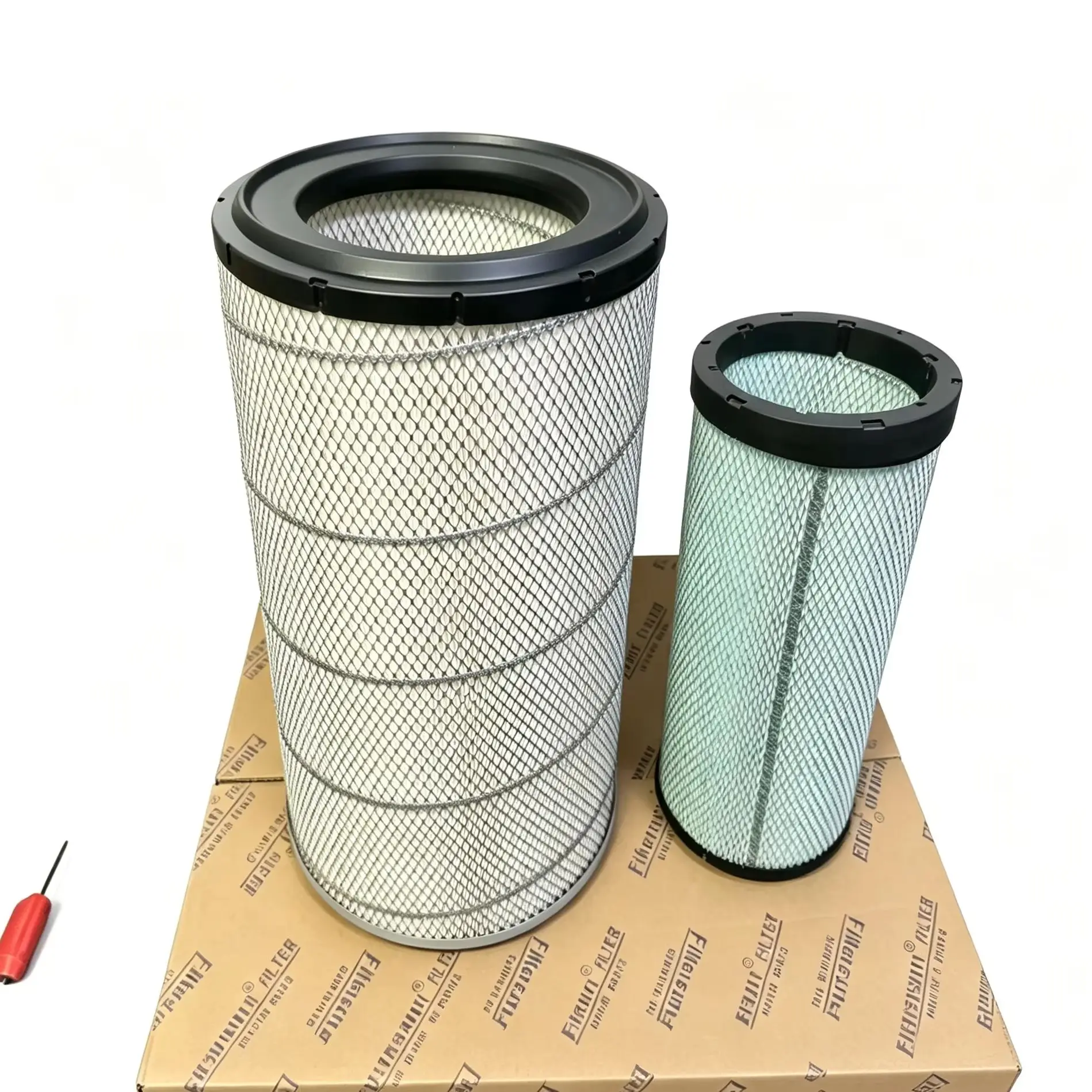 1set Air filter engine NT855-C280S10 TPKLQ541C-20003000 for Shantui SD22
1set Air filter engine NT855-C280S10 TPKLQ541C-20003000 for Shantui SD22
