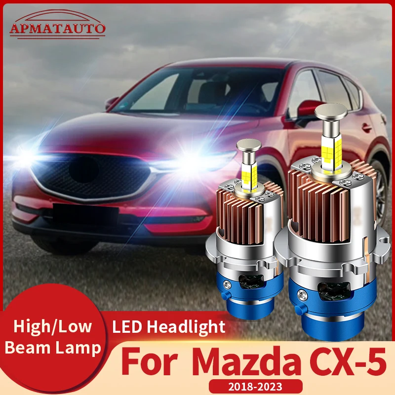 2PCS Hi/Lo Beam 12V High Quality 32000LM 35W HID Xenon Bulb 6000K Auto Light Car Headlight For Mazda CX-5 2018-2023 Plug&Play
2PCS Hi/Lo Beam 12V High Quality 32000LM 35W HID Xenon Bulb 6000K Auto Light Car Headlight For Mazda CX-5 2018-2023 Plug&Play