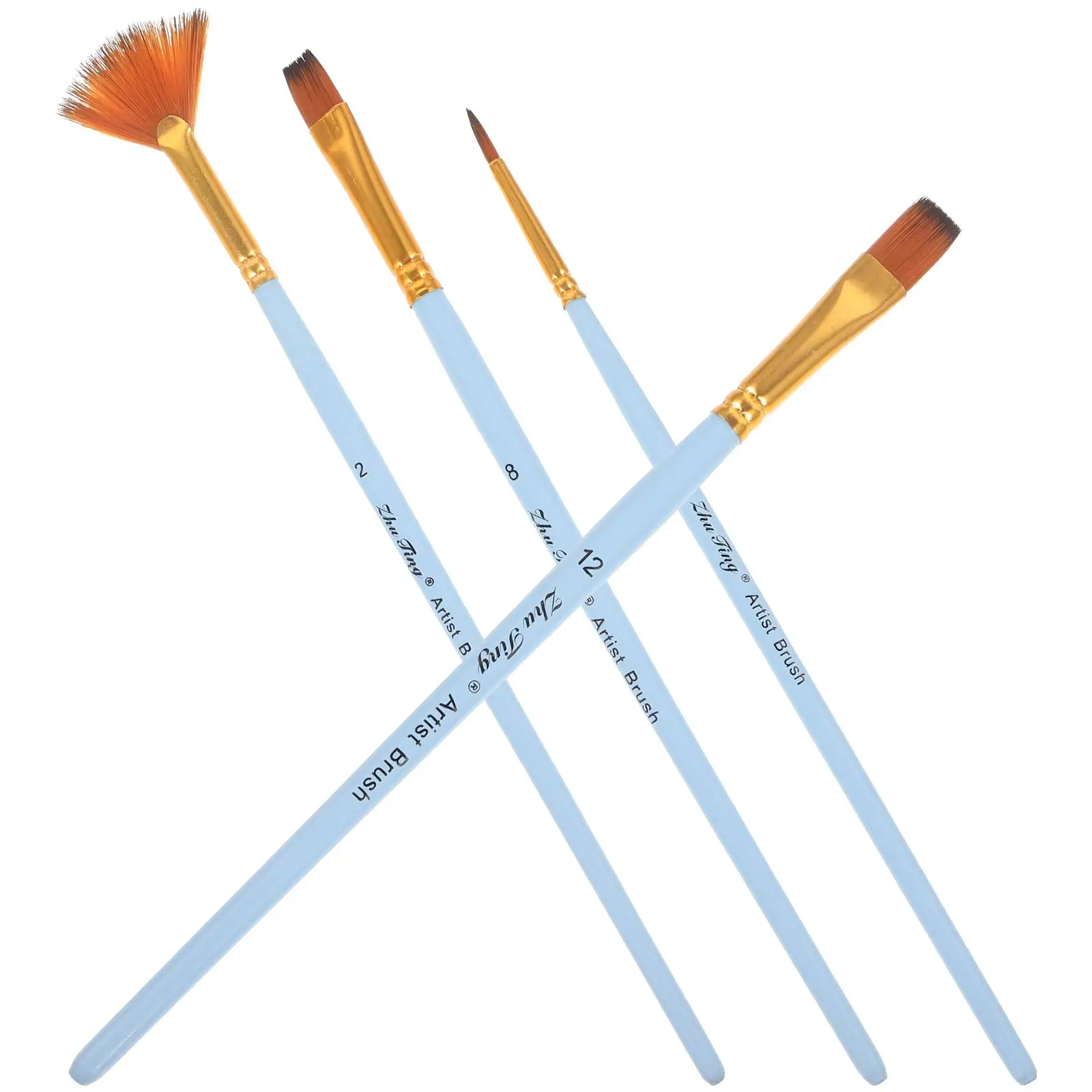 4 Pcs Oil Paint Brush Set Wood H le Wear resistant Tips Multi function Fan Brushes Acrylic Watercolor Supplies Painting Kits
4 Pcs Oil Paint Brush Set Wood H le Wear resistant Tips Multi function Fan Brushes Acrylic Watercolor Supplies Painting Kits