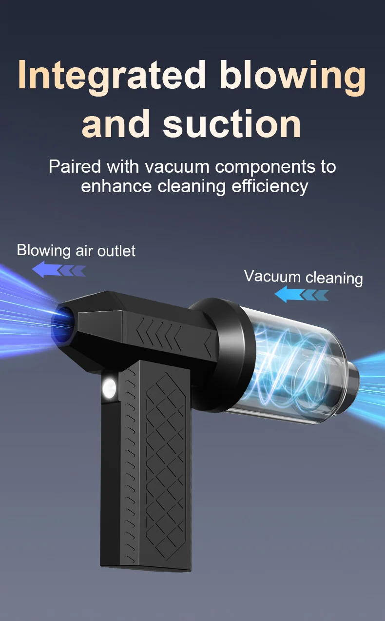 Mini Powerful Air Blower 180000RPM 52m/s Brushless Motor Portable Turbo Jet Fan Blower Battery Air Duster Blower For Car
Mini Powerful Air Blower 180000RPM 52m/s Brushless Motor Portable Turbo Jet Fan Blower Battery Air Duster Blower For Car