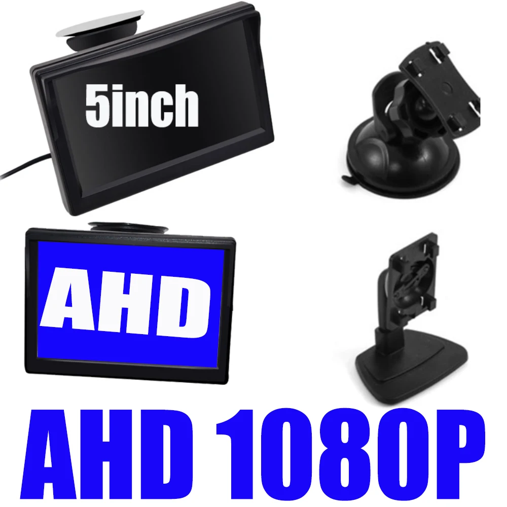 5 Inch AHD 1080P Car Rear View Monitor - HD Parking Backup Display for MPV/SUV/Horse Lorry - Supports AHD 1080P/CVBS CCD Cameras
5 Inch AHD 1080P Car Rear View Monitor - HD Parking Backup Display for MPV/SUV/Horse Lorry - Supports AHD 1080P/CVBS CCD Cameras