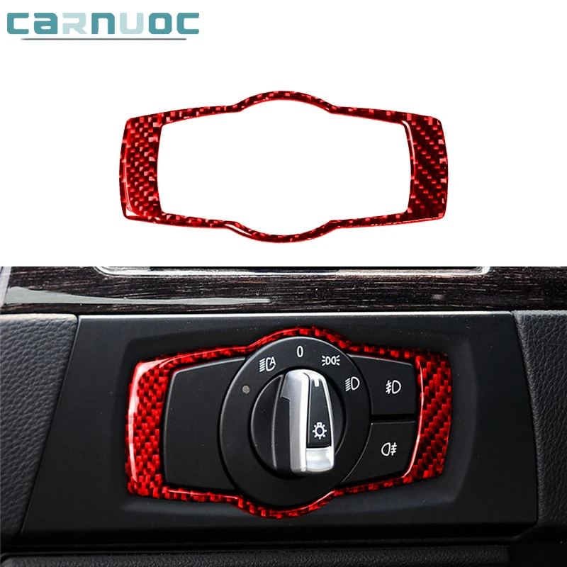 Carbon Fiber Headlight Switch Decorative Frame Stickers Car Styling Interior Accessories For BMW 3 Series E90 E92 E93 2008-2012
Carbon Fiber Headlight Switch Decorative Frame Stickers Car Styling Interior Accessories For BMW 3 Series E90 E92 E93 2008-2012
