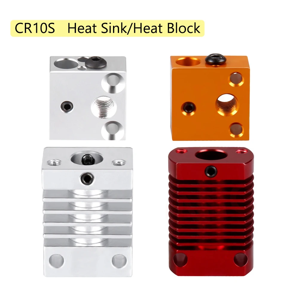 CR10S Aluminum Heat Sink Aluminum Heat Block For CR10S CR10 Extruder Hotend Heatblock Heatsink 3D Printer Parts
CR10S Aluminum Heat Sink Aluminum Heat Block For CR10S CR10 Extruder Hotend Heatblock Heatsink 3D Printer Parts