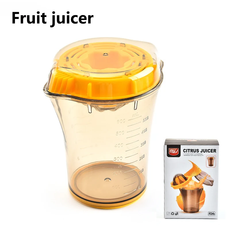Manual Fruit Lemon Juicer with Orange juice Measuring CupWith markingsKitchen Juicing Tool, Multi-Functional Hand Squeezer
Manual Fruit Lemon Juicer with Orange juice Measuring CupWith markingsKitchen Juicing Tool, Multi-Functional Hand Squeezer