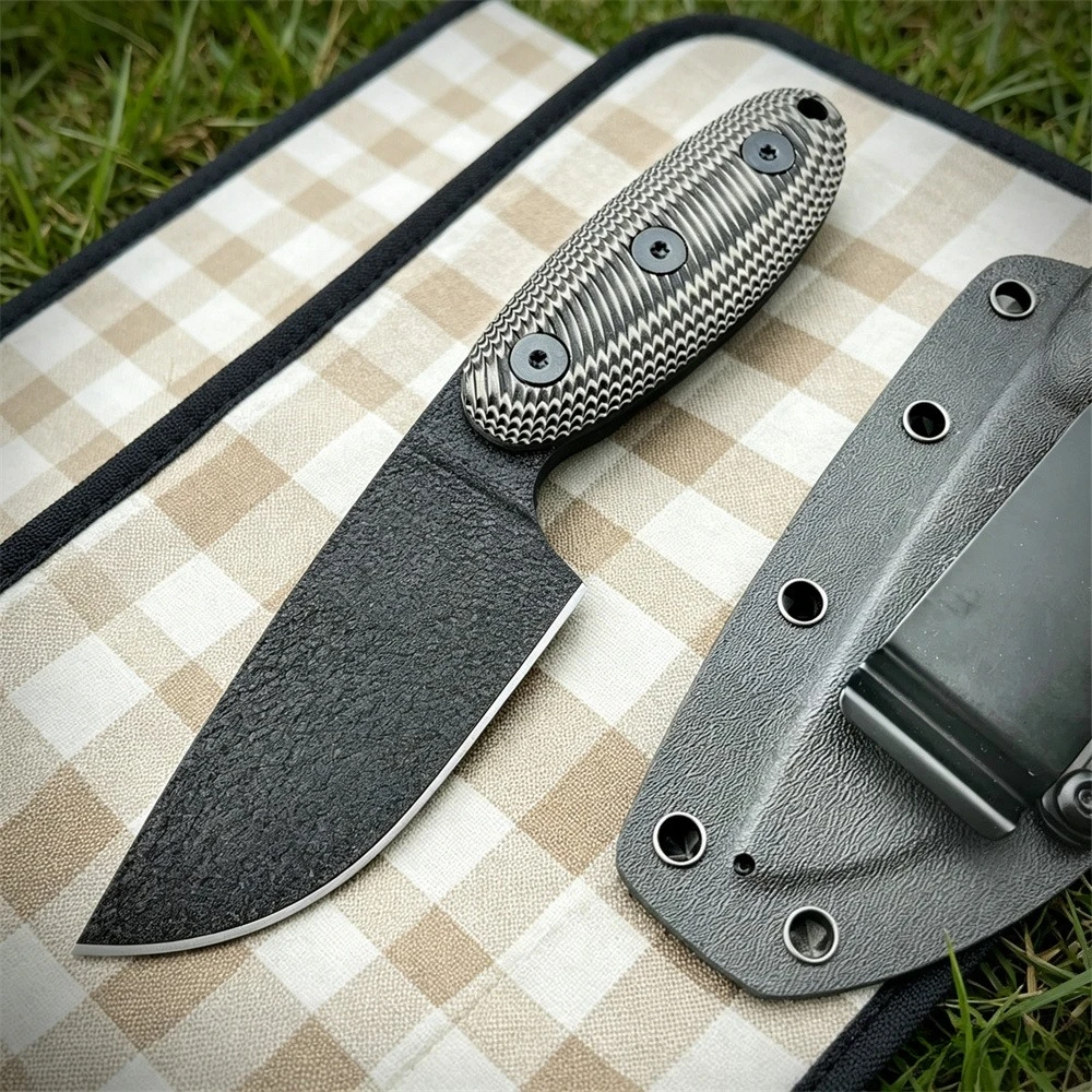 Premium Fixed Blade Survival Knife, D2 Sharp High Hardness Blade, G10 Non-slip Handle, Outdoor Camping Fishing Gear with Sheath
Premium Fixed Blade Survival Knife, D2 Sharp High Hardness Blade, G10 Non-slip Handle, Outdoor Camping Fishing Gear with Sheath