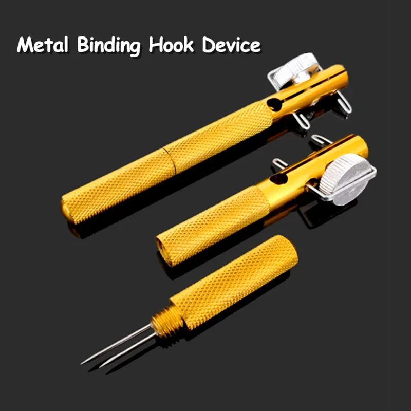 1PCS 2 in 1 Fishing Metal Manual Hook Tying and Unhooking Device Fishing Quick Hook Tying Device & Sub Line Knotter Tying Line
1PCS 2 in 1 Fishing Metal Manual Hook Tying and Unhooking Device Fishing Quick Hook Tying Device & Sub Line Knotter Tying Line