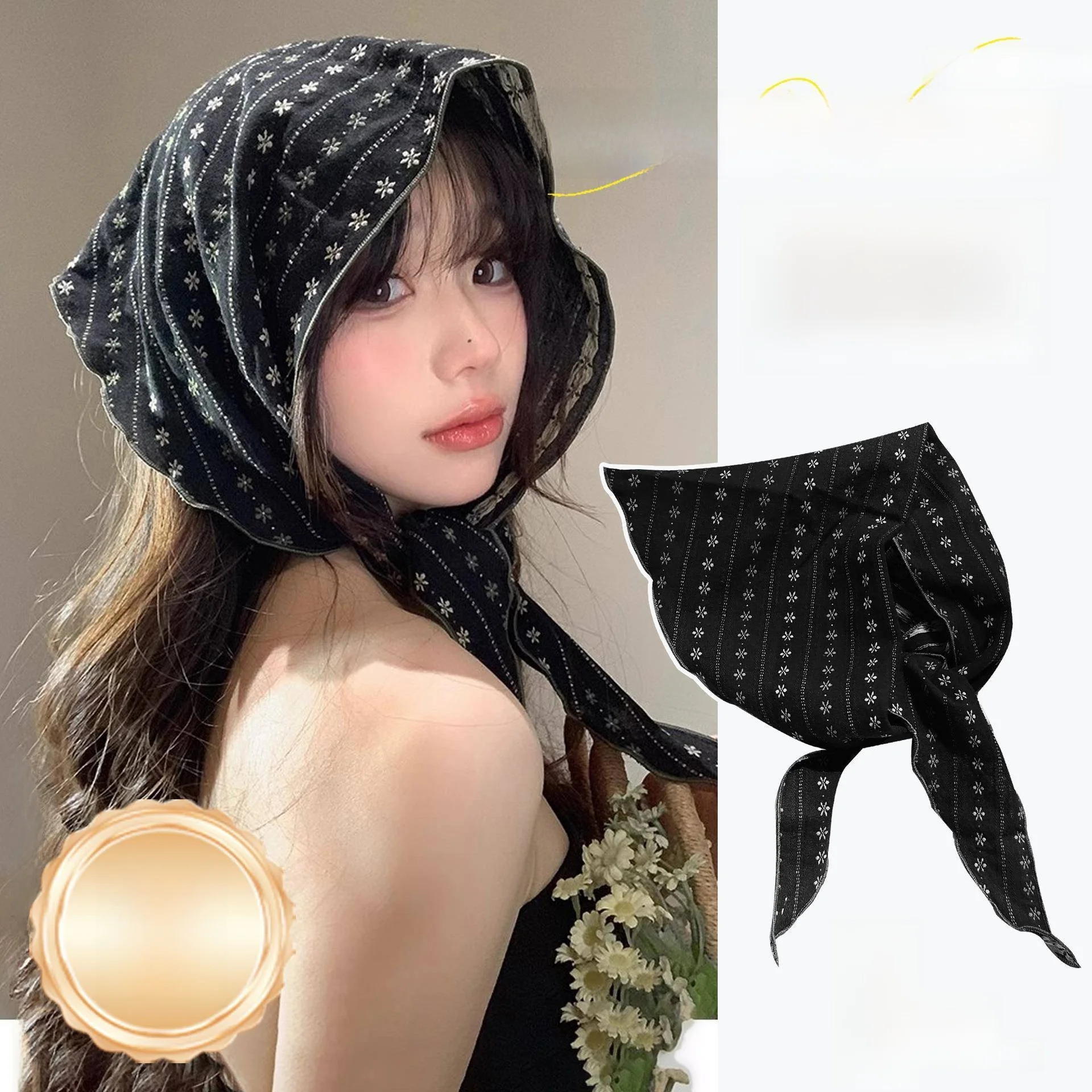 Versatile Pure Cotton Scarf Headscarf Retro Fashion Small Bandana Countryside Style Silk Scarf Hairband for Men
Versatile Pure Cotton Scarf Headscarf Retro Fashion Small Bandana Countryside Style Silk Scarf Hairband for Men