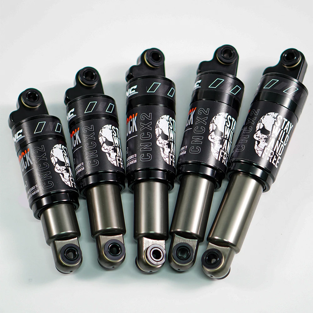 MTB Bike Shock Absorber Rear Shock Lockout 120/125/150/165/185/190/200mm Cycling One-piece Oil Spring Shock Absorber Bike Parts
MTB Bike Shock Absorber Rear Shock Lockout 120/125/150/165/185/190/200mm Cycling One-piece Oil Spring Shock Absorber Bike Parts