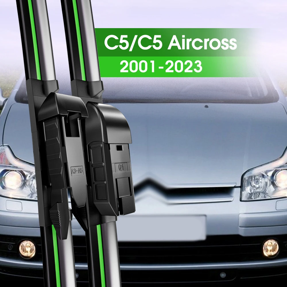 2pcs Front Windshield Wiper Blades For Citroen C5 C5 Aircross 2001-2023 2007 2008 2009 2013 2020 Windscreen Window Accessories
2pcs Front Windshield Wiper Blades For Citroen C5 C5 Aircross 2001-2023 2007 2008 2009 2013 2020 Windscreen Window Accessories