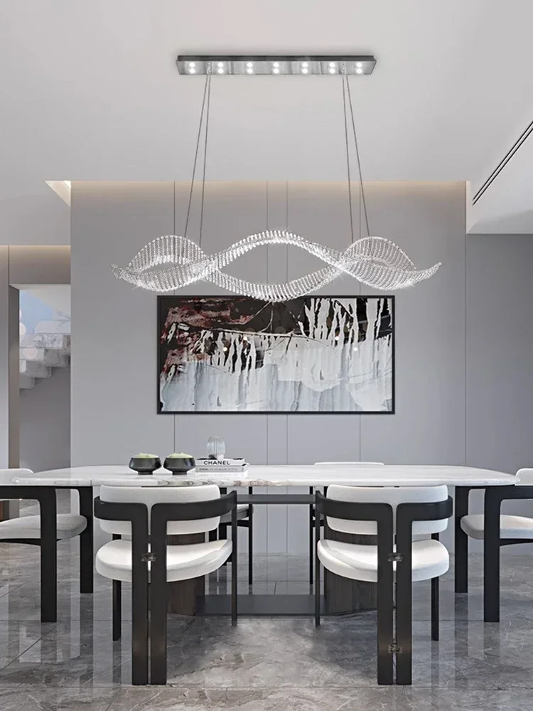 Modern light luxury restaurant chandelier crystal lamp designer villa simple atmosphere art table lamp island bar lamp
Modern light luxury restaurant chandelier crystal lamp designer villa simple atmosphere art table lamp island bar lamp
