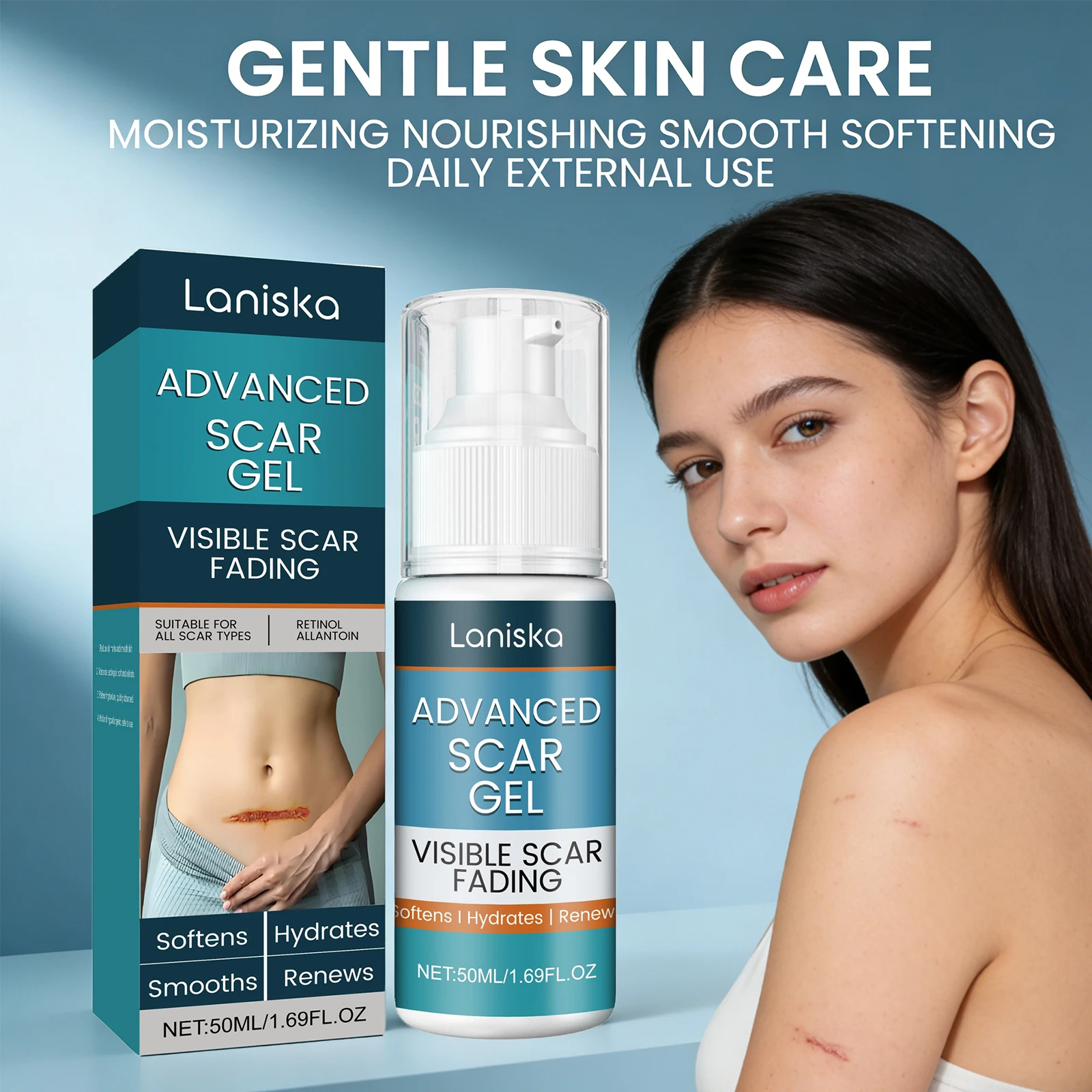 Scar Fading Gel Reduce Redness Lighten Scar and Brighten Skin Reduce Old Mark Improve Skin Elasticity Refreshing Non-greasy
Scar Fading Gel Reduce Redness Lighten Scar and Brighten Skin Reduce Old Mark Improve Skin Elasticity Refreshing Non-greasy