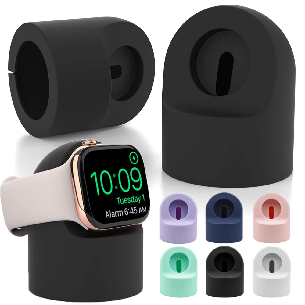Universal Watch Charging Seat Stand for Apple/Samsung/Garmin/Amazfit/Huawei/Xiaomi Watch Silicone Charger Dock Cable Holder
Universal Watch Charging Seat Stand for Apple/Samsung/Garmin/Amazfit/Huawei/Xiaomi Watch Silicone Charger Dock Cable Holder
