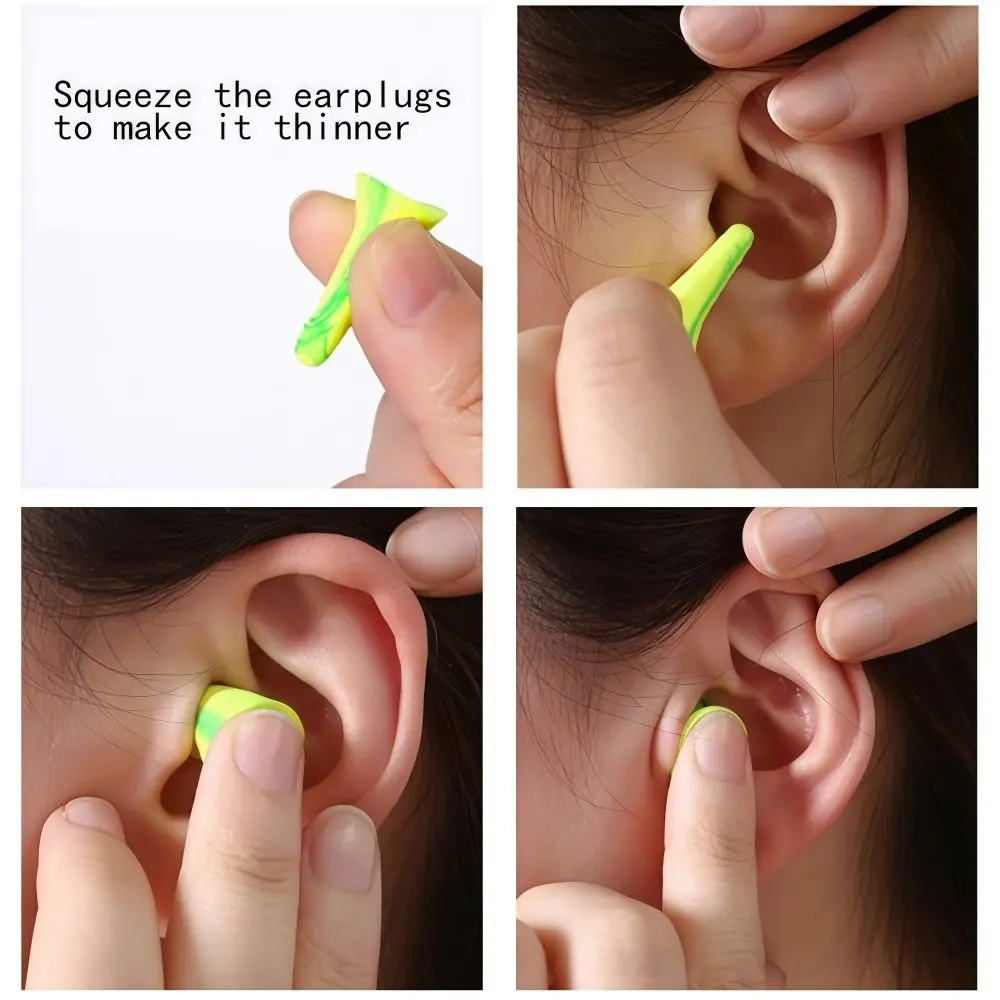 10Pcs/Box Reusable Anti-Noise Earplugs Soft Foam Slow Rebound Soundproof Earplugs Anti-Tinnitus Comfortable Fit
10Pcs/Box Reusable Anti-Noise Earplugs Soft Foam Slow Rebound Soundproof Earplugs Anti-Tinnitus Comfortable Fit