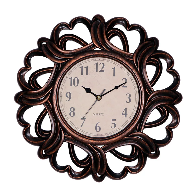 10 Inch 25.4cm Round Retro Old Wall Clock European Creative Hollow Clock Living Room Clock Mute Pointer Quartz Clock Wall Decora
10 Inch 25.4cm Round Retro Old Wall Clock European Creative Hollow Clock Living Room Clock Mute Pointer Quartz Clock Wall Decora