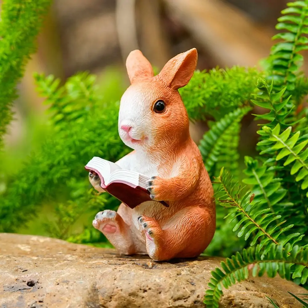 Cute Rabbit Reading Book Statue Handicraft Resin Crafts Bunny Figurine Toy Unique Garden Animal Statue Car Interior Ornament
Cute Rabbit Reading Book Statue Handicraft Resin Crafts Bunny Figurine Toy Unique Garden Animal Statue Car Interior Ornament