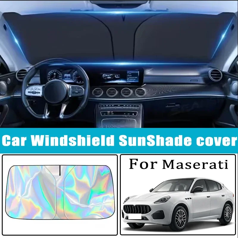 Car Windshield Sunshades Cover for Maserati Ghibli Levante Quattroporte MC20 GranTurismo GranCabrio Sun Protection
Car Windshield Sunshades Cover for Maserati Ghibli Levante Quattroporte MC20 GranTurismo GranCabrio Sun Protection
