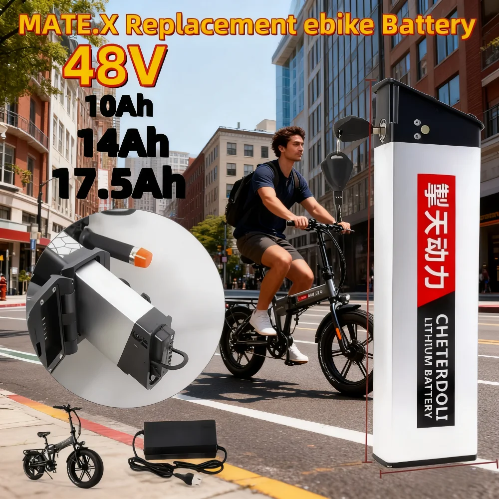 DCH-009 48V 17.5Ah 14Ah 10Ah Replacement Battery for 2022 New Engwe EP-2 Pro Engine Pro Upgraded Version For MATE X Bike Battery
DCH-009 48V 17.5Ah 14Ah 10Ah Replacement Battery for 2022 New Engwe EP-2 Pro Engine Pro Upgraded Version For MATE X Bike Battery