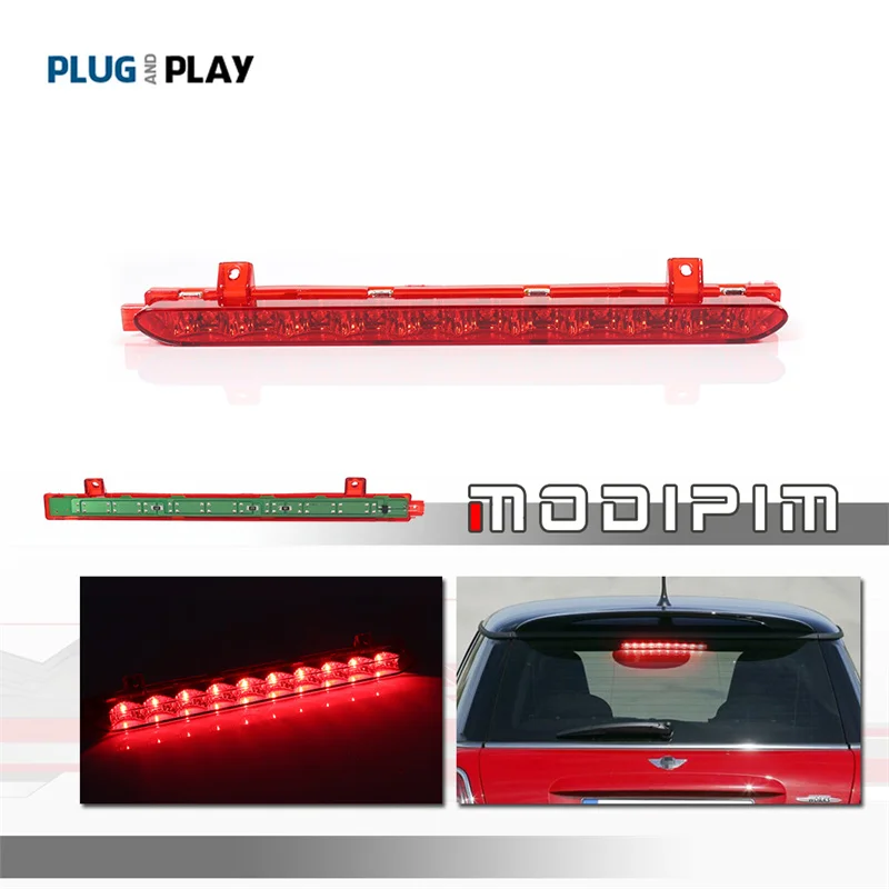 1PC Bright Red 10-LED High Mount 3rd third Brake Stop Light For MINI Cooper R56 R57 R58 R60 2007-2014 & F54 F55 F56 2014/2015-up
1PC Bright Red 10-LED High Mount 3rd third Brake Stop Light For MINI Cooper R56 R57 R58 R60 2007-2014 & F54 F55 F56 2014/2015-up