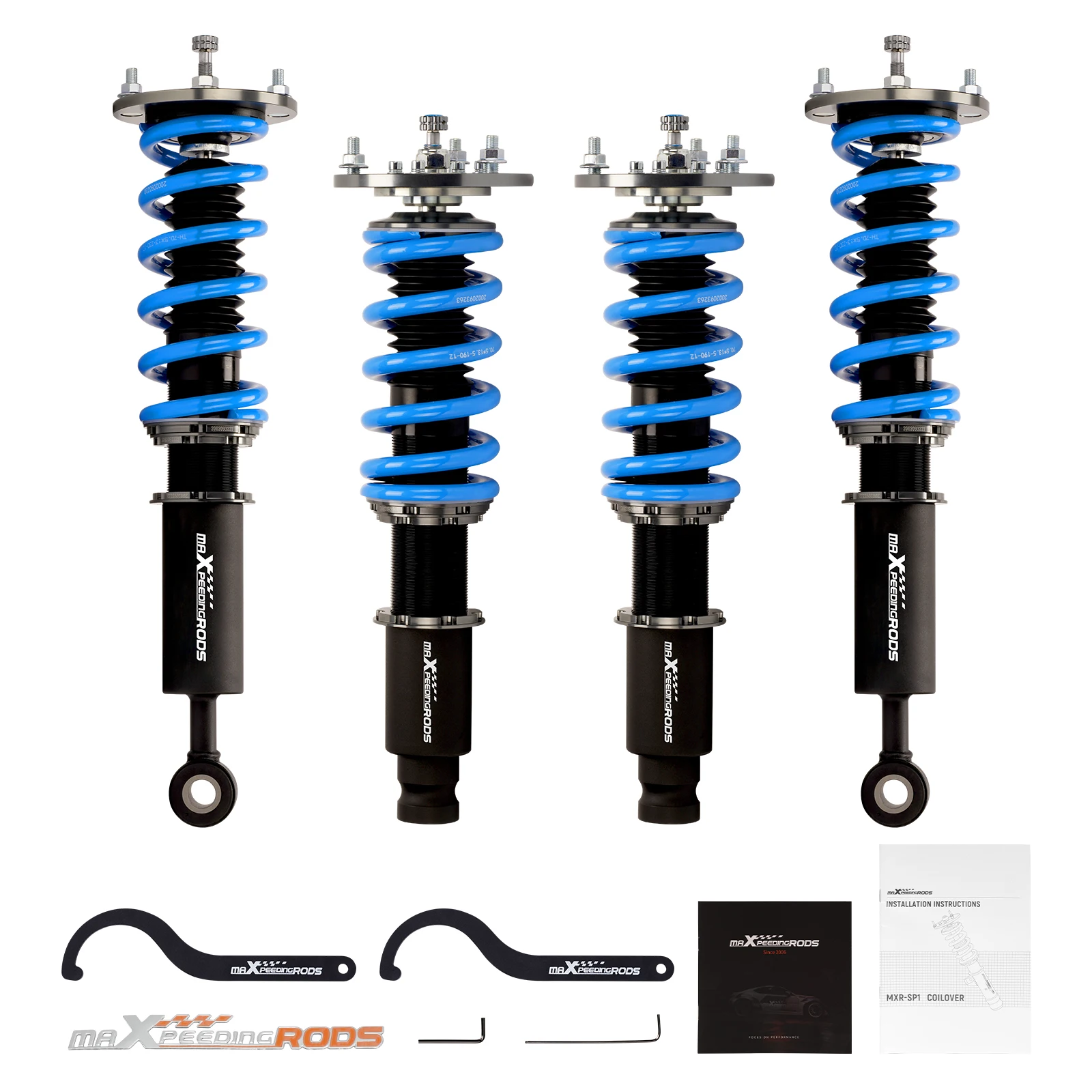 MaXpeedingrods Adjustable Coilover Shock+Spring Kit for MITSUBISHI ECLIPSE 95-99
MaXpeedingrods Adjustable Coilover Shock+Spring Kit for MITSUBISHI ECLIPSE 95-99