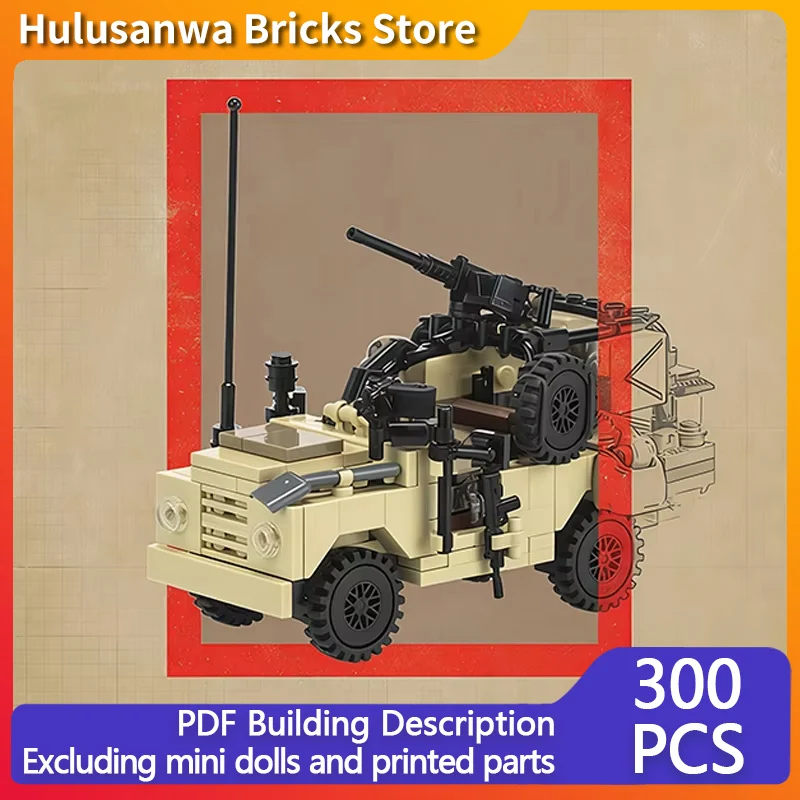 Military Armored Car Model MOC Building Bricks War Equipment Modular Technology Gifts Holiday Assemble Children Toys Suit
Military Armored Car Model MOC Building Bricks War Equipment Modular Technology Gifts Holiday Assemble Children Toys Suit