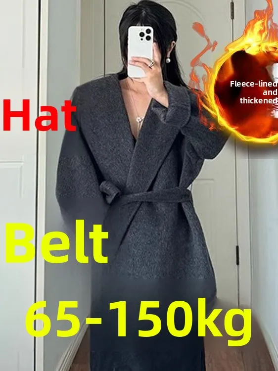 plus Size Winter Coat Thiened Autumn Winter Sle Loose Fit Woolen Coat Korean Sle Big Coat for plus Size Women
plus Size Winter Coat Thiened Autumn Winter Sle Loose Fit Woolen Coat Korean Sle Big Coat for plus Size Women