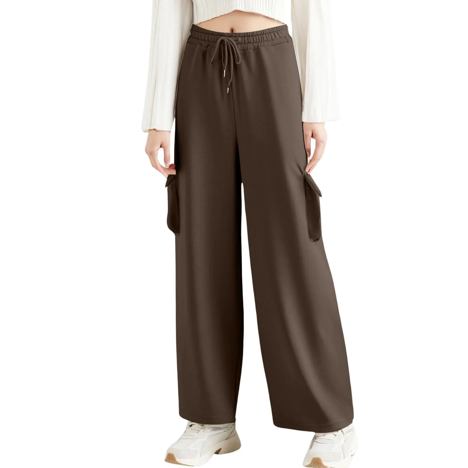 Women's High Waisted Cargo Sweatpants Wide Leg Baggy Joggers Womens High Waist Trousers Baggy Sweatpants 2025 Streetwear
Women's High Waisted Cargo Sweatpants Wide Leg Baggy Joggers Womens High Waist Trousers Baggy Sweatpants 2025 Streetwear