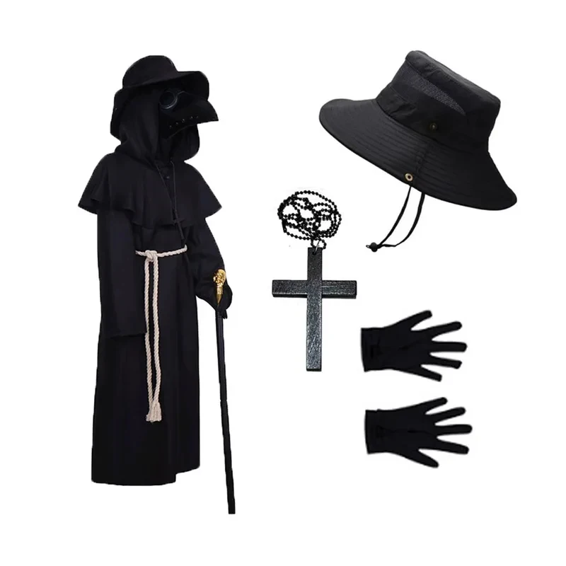 ❤2026❤ Plague Doctor Cosplay Costume Medieval Death God cosplay Children's Black Robe Cloak Halloween Carnival Easter Cosplay❤
❤2026❤ Plague Doctor Cosplay Costume Medieval Death God cosplay Children's Black Robe Cloak Halloween Carnival Easter Cosplay❤