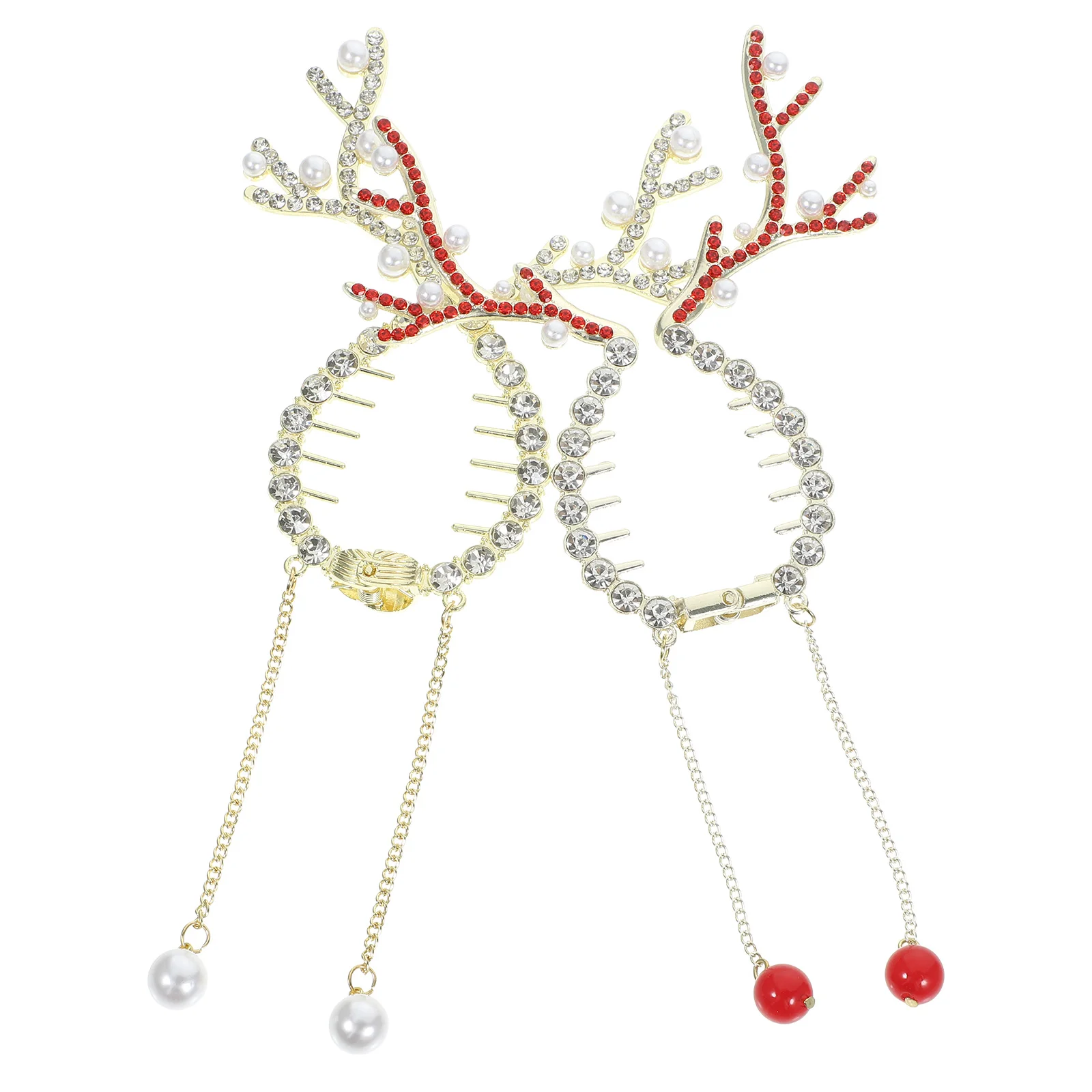 2 Pcs Christmas Antler Clip Hair Clips Claw for Women Accessories Reindeer Decorative Metal Ponytail Thick Pins
2 Pcs Christmas Antler Clip Hair Clips Claw for Women Accessories Reindeer Decorative Metal Ponytail Thick Pins