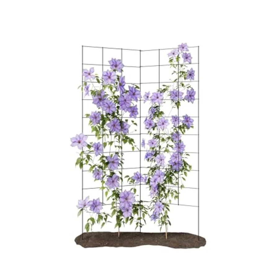 2-Panel Folding Garden Trellis - Maximize Your Garden Space, Durable Powder Coated Steel Frame, Easy-to-Use Design, Perfect for
2-Panel Folding Garden Trellis - Maximize Your Garden Space, Durable Powder Coated Steel Frame, Easy-to-Use Design, Perfect for