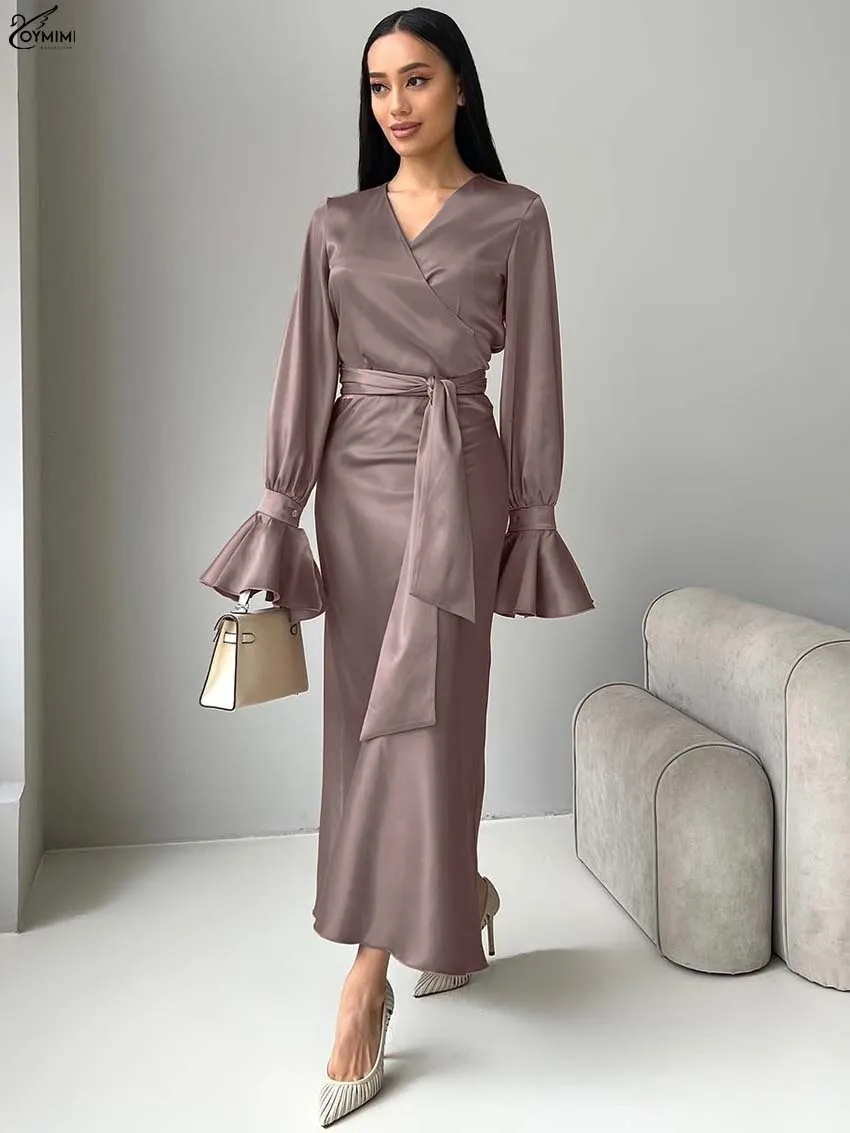 Oymimi Fashion Dark Pink 2 Pieces Set For Woman Elegant V-Neck Long Sleeve Lace-Up Crop Tops And High Waist Mid-Calf Skirts Sets
Oymimi Fashion Dark Pink 2 Pieces Set For Woman Elegant V-Neck Long Sleeve Lace-Up Crop Tops And High Waist Mid-Calf Skirts Sets