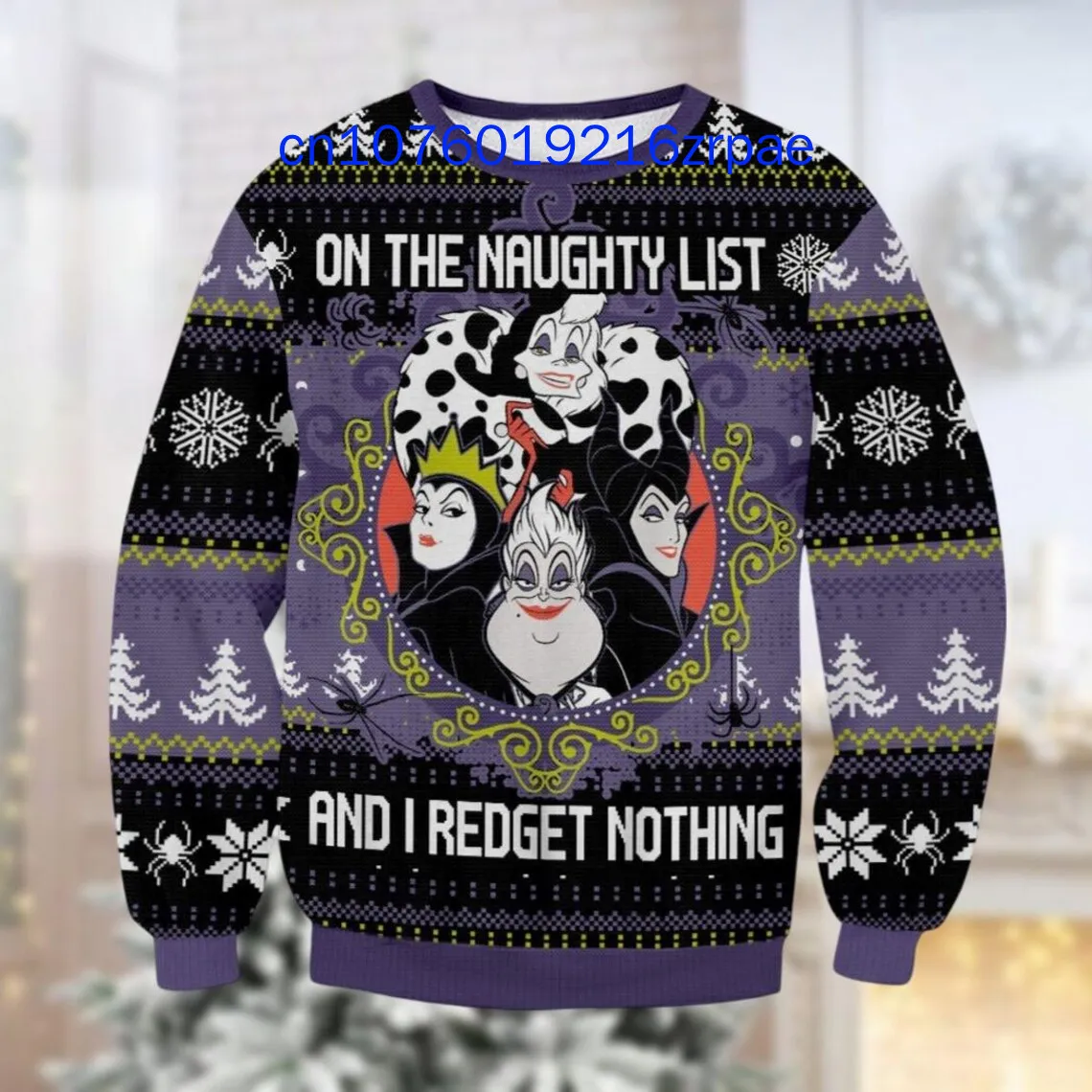 Ursula Purple Black Cartoon Ugly Christmas Sweater 3D Print Men and Women Casual Cartoon Sweatshirt Christmas Sweater
Ursula Purple Black Cartoon Ugly Christmas Sweater 3D Print Men and Women Casual Cartoon Sweatshirt Christmas Sweater