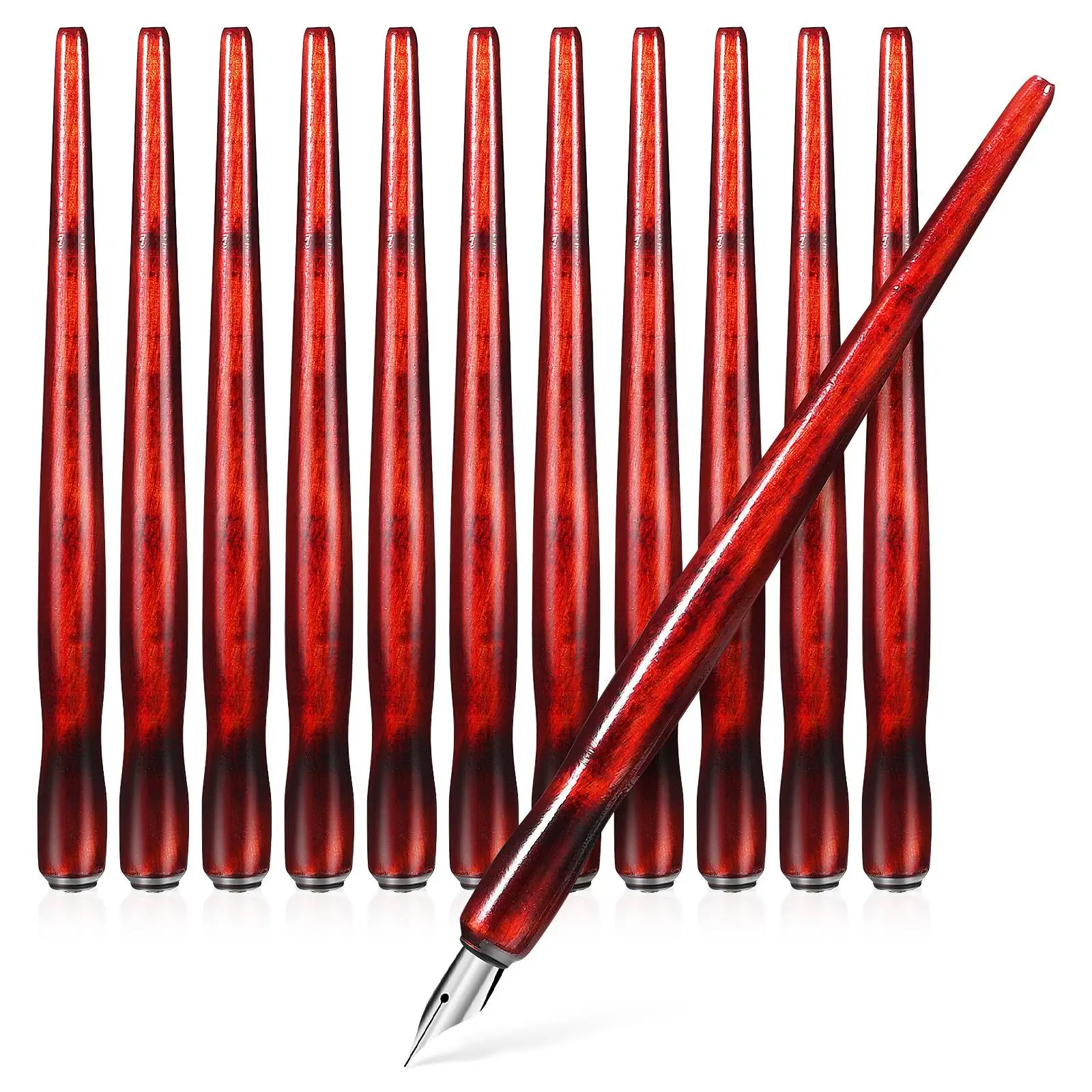 12 Pcs Pen Holders Comics Drawing Supplies Nibs Calligraphy Pens Student Tools Portable Wooden Holder
12 Pcs Pen Holders Comics Drawing Supplies Nibs Calligraphy Pens Student Tools Portable Wooden Holder