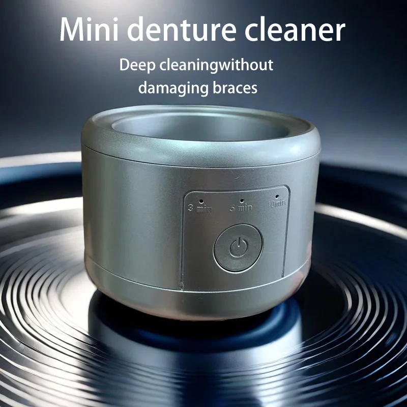 50KHz Ultrasonic Cleaner for Braces Orthodontic Retainers, USB Rechargeable, Multi-Function for Denture and Jewelry Care
50KHz Ultrasonic Cleaner for Braces Orthodontic Retainers, USB Rechargeable, Multi-Function for Denture and Jewelry Care