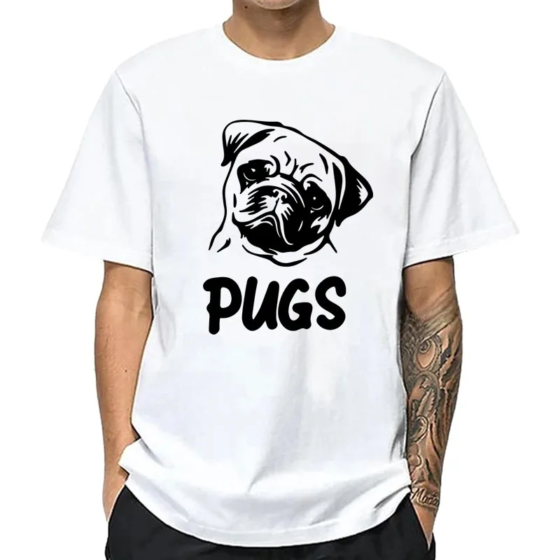 Men's T-shirt 100% Cotton Casual Pug Print Mens T Shirts Fashion Summer Casual Loose Men Tshirt Shirts Tops Men T-shirt Tees
Men's T-shirt 100% Cotton Casual Pug Print Mens T Shirts Fashion Summer Casual Loose Men Tshirt Shirts Tops Men T-shirt Tees