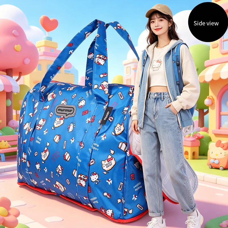 Large Capacity Hello Kittys Travel Bag Girl Water Proof Foldable Storage Multifunctional Portable Bags for Woman Cartoon
Large Capacity Hello Kittys Travel Bag Girl Water Proof Foldable Storage Multifunctional Portable Bags for Woman Cartoon