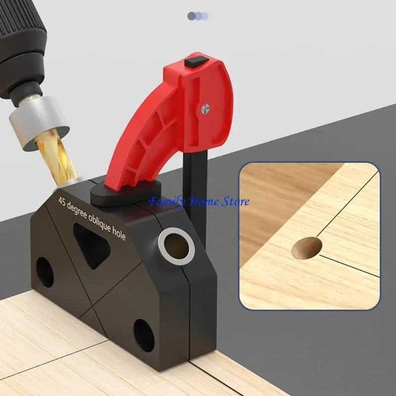 P0UF Hole Screw Jig Positioner Drilling Dowel Drill Guide Joiner DIY Auxiliary Tools
P0UF Hole Screw Jig Positioner Drilling Dowel Drill Guide Joiner DIY Auxiliary Tools
