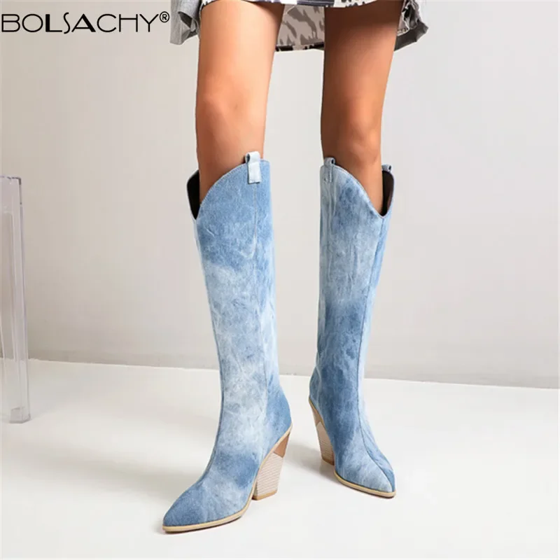 Новинка 2023 года, женские сапоги до колена на танкетке, лодки в стиле вестерн, длинные сапоги на высоком каблуке с острым носком и молнией, женские осенне-зимние ботильоны в стиле пастушки
Новинка 2023 года, женские сапоги до колена на танкетке, лодки в стиле вестерн, длинные сапоги на высоком каблуке с острым носком и молнией, женские осенне-зимние ботильоны в стиле пастушки